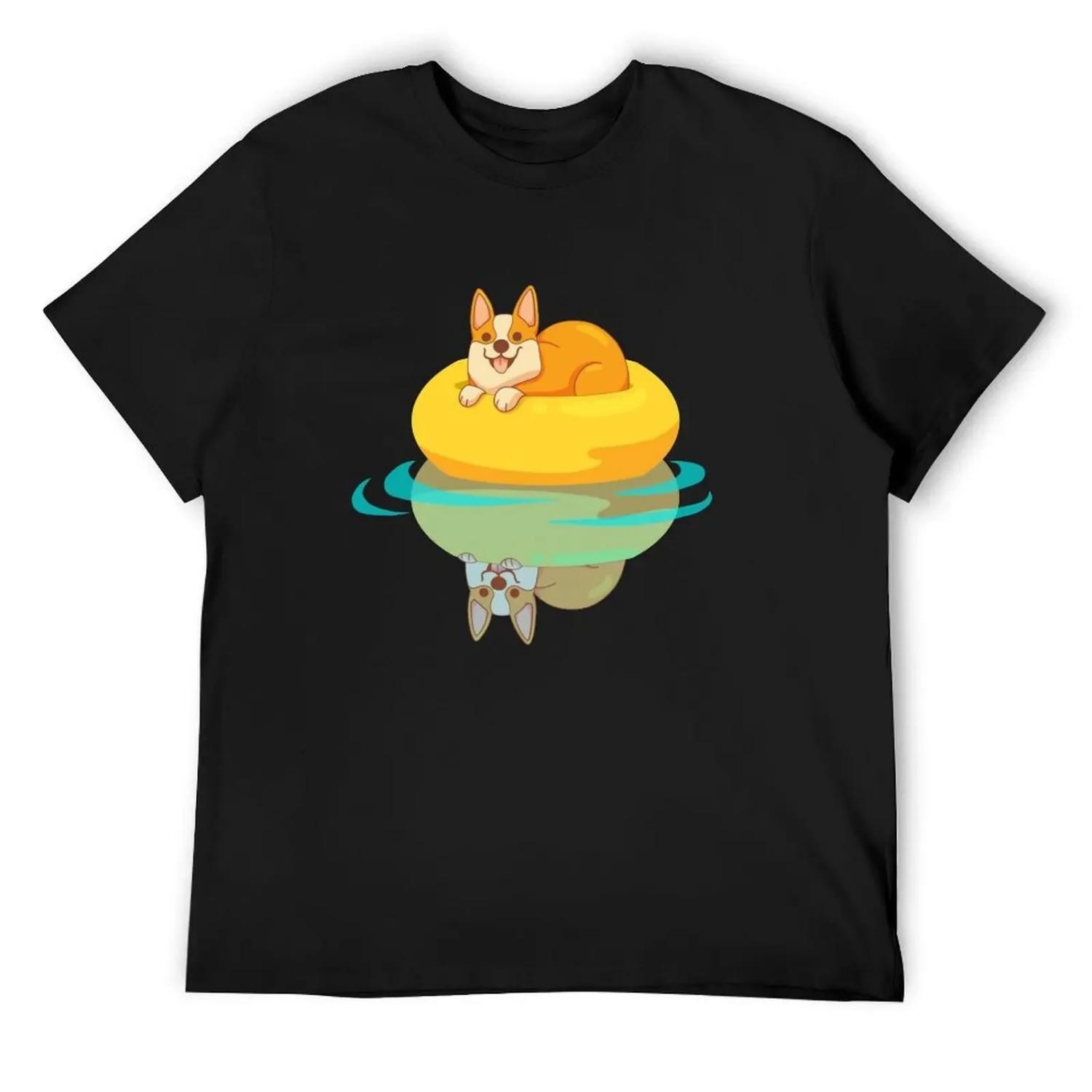 

Summer Corgi T-Shirt graphic t shirts sublime essential t shirt gifts for boyfriend heavyweight t shirts for men XXXXXL різнокольоровий
