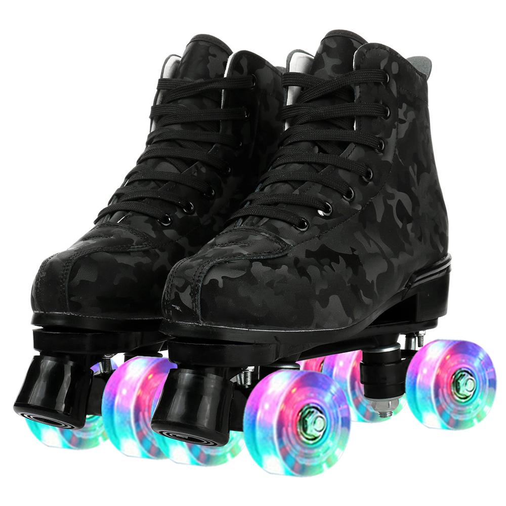 Outdoor Roller Skates Sports Double Row