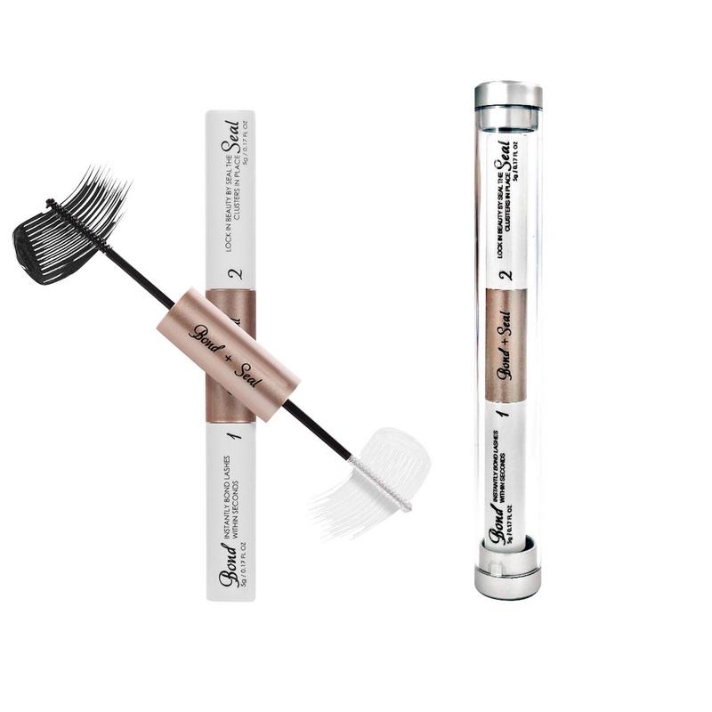 Eyelash Bond And Seal Fast Drying Lash Glue And Sealer Waterproof Strong Hold Cluster Lash Glue Bond And Seal For Cluster