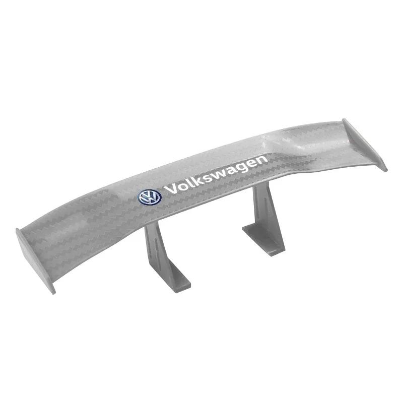 80% Hot Car Tiny Tail Wing Black ABS Mini Rear Wing Spoiler Car Refitting Tool For Volkswagen VW Golf 4 7 MK3 4 7 Touran Polo