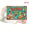 Vintage Metall Hot Dog Wandkunst Retro Diner Schild Rustikale Eisen Dekoration