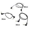 3.5mm TRRS 4 Pole 90° Male Angled To 3.5mm Angled 3 Ring Male Jack Right Angle Audio Converter Adapter Cable Cord GoldGood Product