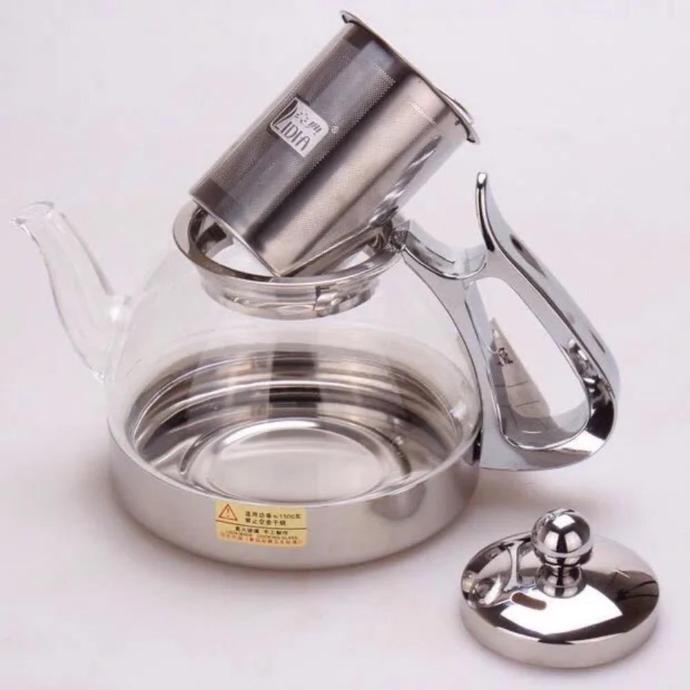 Stainless Steel Induction Cooker Special Glass Boiling Teapot Heat-resistant Heating Tea Infuser Kung Fu Tea Tea Set