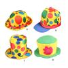 Cappello da Mago Cappello da Clown Arcobaleno Divertente Cappello a Cilindro da Clown per Natale Halloween Cosplay Festa Oggetti di Scena Costume da Clown Regali