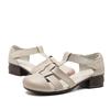 Sandali da Donna in Vera Pelle Comodi Suole Morbide Scarpe Moda Estiva Tacco Basso Sandali Romani Gladiatore da Donna
