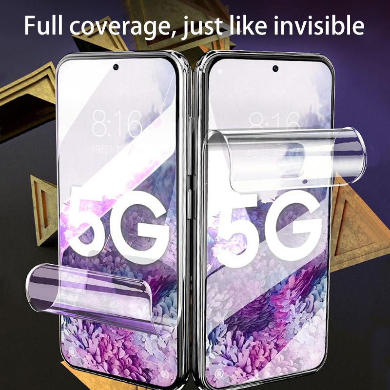 4Pcs Hydrogel Film For Samsung Galaxy A12 A52 A53 A73 5G Protective For Samsung A72 A52S A34 A54 A14 S23 S24 Ultra Not Glass