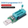 CH341A Programlayıcı V1.7 1.8V Seviye Kaydırmalı W25Q64FW W25Q128FW Gd25LQ64 Programlayıcı Modülü Adaptör Kartı İle
