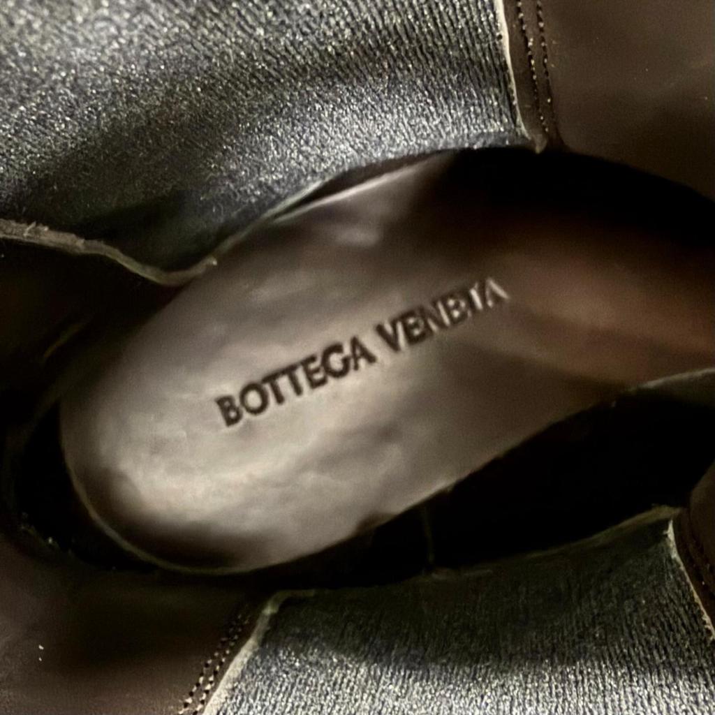 Excellent BOTTEGAVENETA Boots The Rug Side-gore Chelsea Boots, Leather 38 592045 Used