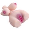 Poupée sexuelle sexy demi-corps pour hommes adultes, produits pour seins, anal, vagin réaliste, masturbateurs à double canal