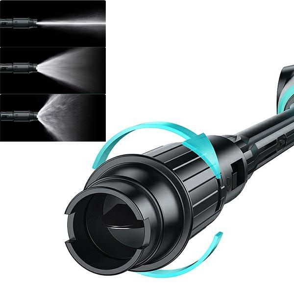 USAMS Pressure Washer 5000 Mah+ Garden Hose 5M Black/Black Bxxcq01 (Us-Zb252)