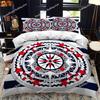 Nautical Ocean Anchor Bedding Sets 2025 Ocean Spirit Duvet Cover Bedding Set King Queen Bed Linen with Pillowcase Bedclothes9639