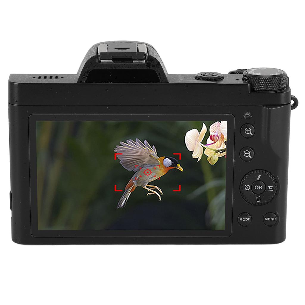 Cameră digitală 4K pentru fotografie, cameră video de 48MP cu ecran IPS de 3,5 inci, zoom digital 16X