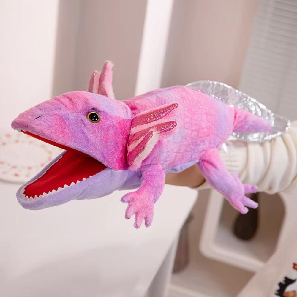 Lizard Snake Plush Hand Puppet Frog Crocodile Storytelling Puppet Animal Hand Puppet  Role-playing