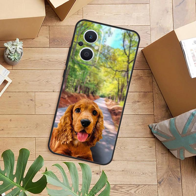 

Cocker Spaniel Dog Phone Case For OPPO Reno 14 12 11 13 F 10 Pro 8T 8 Lite OPPO Find X9 X8 X6 X5 Pro Back Cover OPPO Reno11 Pro