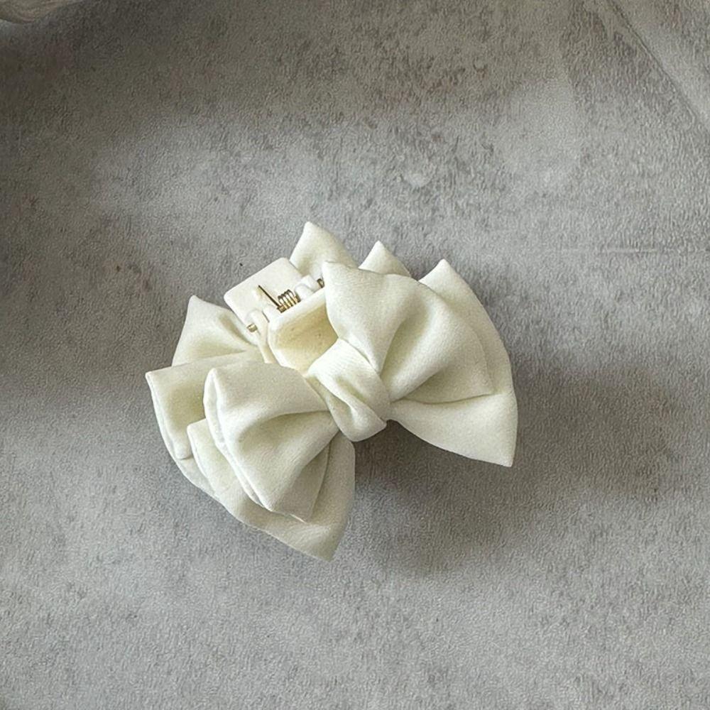 Cloth Bow Hairpin Side Clip Bowknot Hair Clip Cute Small Hair Claw  Student