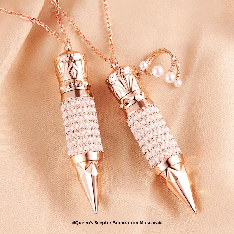 Queen's Scepter Schwarze Wasserdichte Mascara Verlängert Wimpern Extension Dicke Seidenfaser Mascara Damen Make-up Augenkosmetik