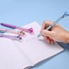 5Pcs random luxury diamond ballpoint pens, 1.0mm black ink, office & wedding school gift pens