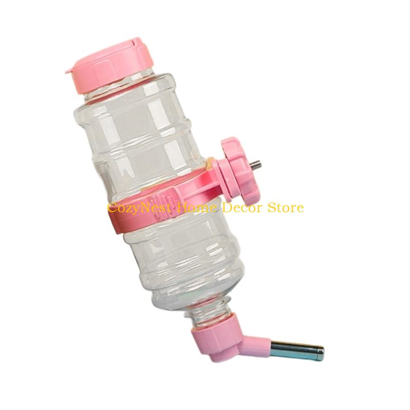 92MF Cage Mount Pet Water Dispenser Automatic Drinker Large Capacity Easy To Install