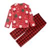 Christmas Prints Family Matching Long Sleeve Tops+Pants Set Family Matching Sets