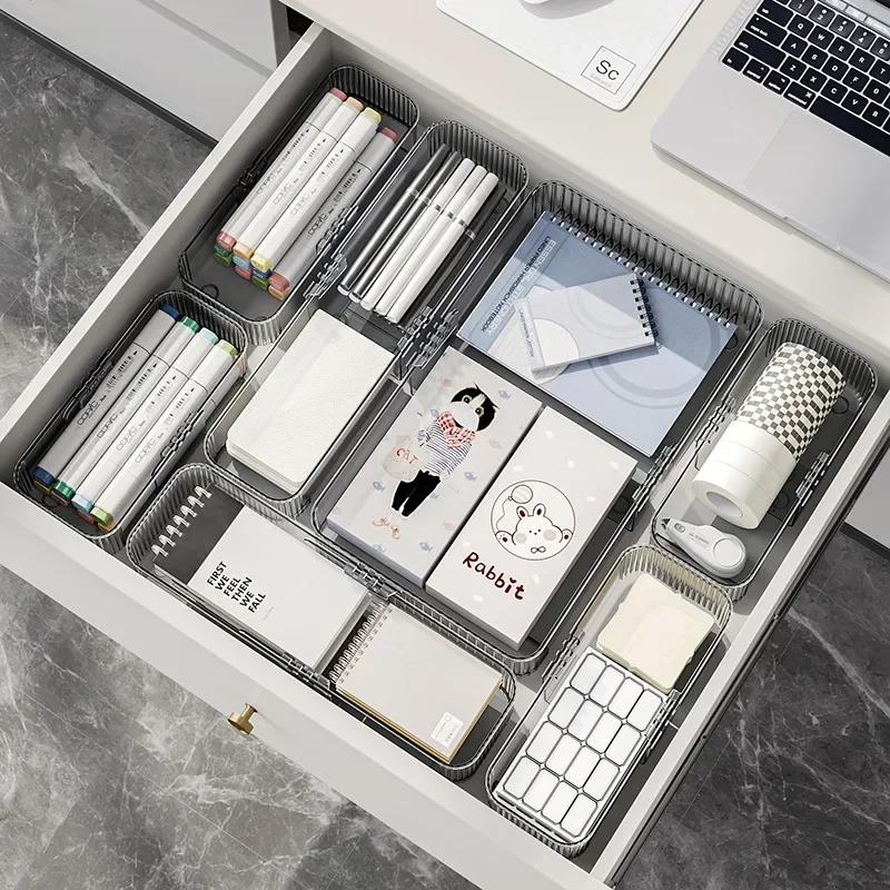 Nowy Pudełko do Przechowywania w Szufladzie Kuchennej Rozszerzalne z Przegródkami Noże Widelce Sztućce i Sztućce Posortowane i Zorganizowane w Przegródkach