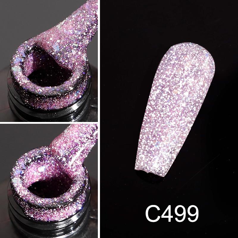 ROSALIND 7ml Reflektierender Nagelgellack 9D-Effekt DIY Semi Permanenter UV-LED-Lack Soak Off Cat Magnetic Nail Art Gel