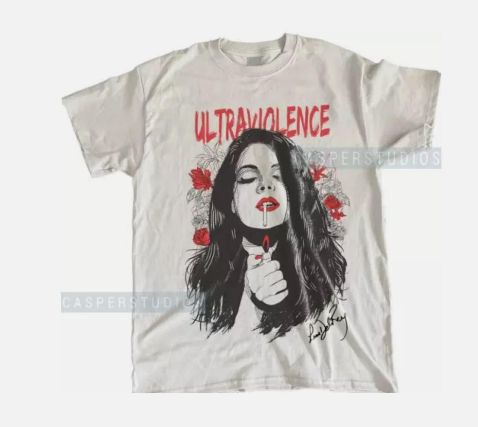Футболка Lana Del Rey Ultraviolence, Винтажная футболка Lana Del Rey 90-х XL