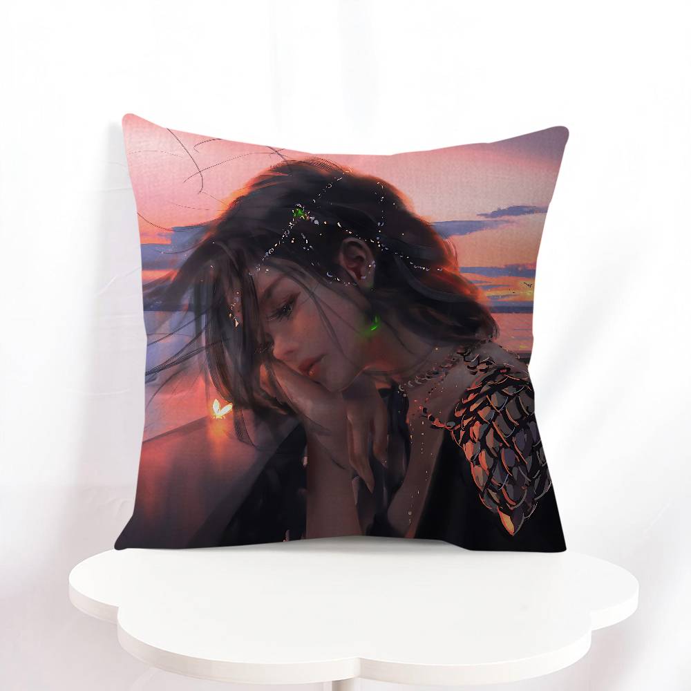 Ghostblade Cartoon Pillow Gift Home Office Decoration Bedroom Sofa Car Cushion Cover Case 45x45
