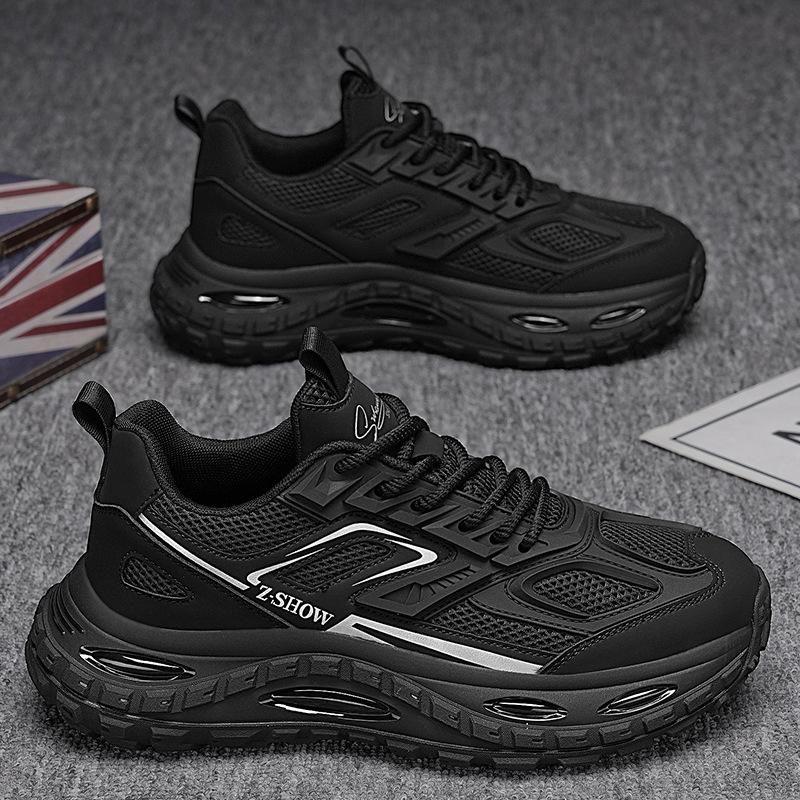 Daddy Shoes 25 Men's Summer Running Versatile Mesh Trend Casual Shoes Men's Platform Non-slip Sports Darth Vader