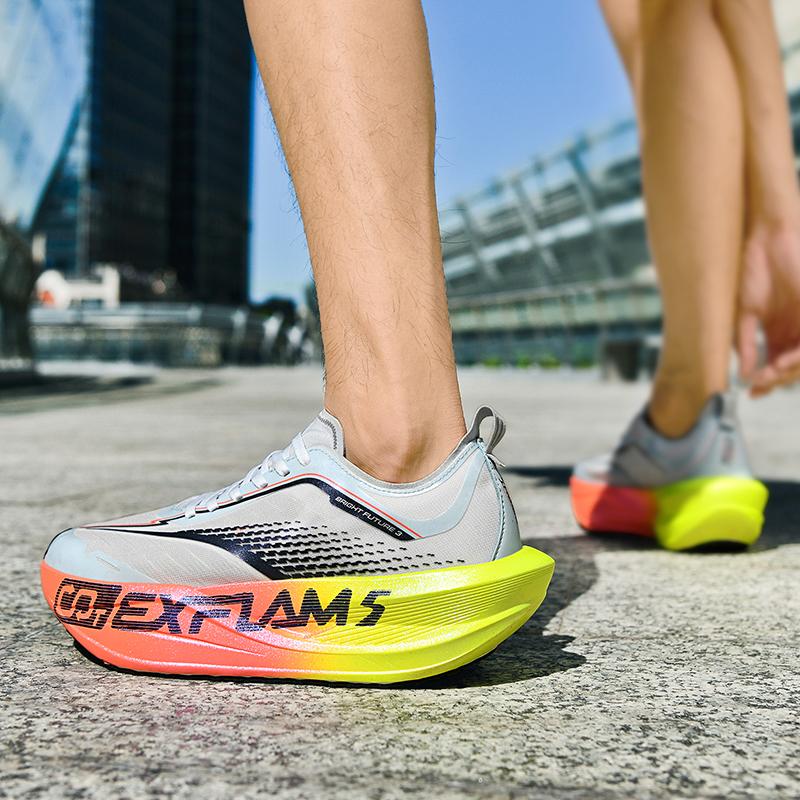 Męskie Specjalistyczne Buty do Biegania na Maratony z Płytką Węglową Oddychające Lekkie Damskie Wygodne Sportowe Antypoślizgowe Amortyzacja Stabilność Sneakersy
