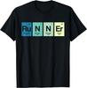 Runner Periodic Table Funy Marathon Runners Science Gift T-Shirt