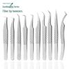 Textured Eyelash Tweezers & High-Quality Curler for Lash Artists - Ideal for Blooming and Grafting False Lashes.