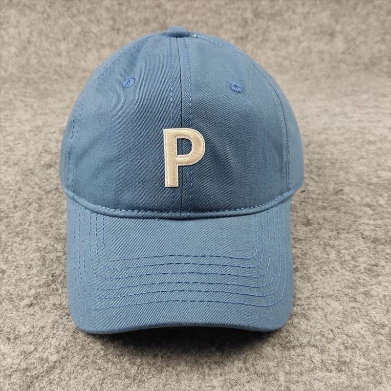 P letter colorful baseball cap - women's casual fashion soft top visor hat for larger head sizes