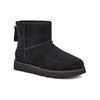 (WMNS) UGG Classic Mini Logo Zip 'Black' Women's 1122671-BLK
