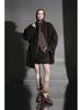 High-End Minimalist Wool Sequin A-Line Skirt (Autumn/Winter)