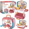 Children's Kitchen Foldable Suitcase 3in1 Kitchen Set Sound Light