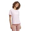 Adidas Short Sleeve MINI ROSE Graphic KQK54 Clear Pink Women's T-Shirt (JN8262)