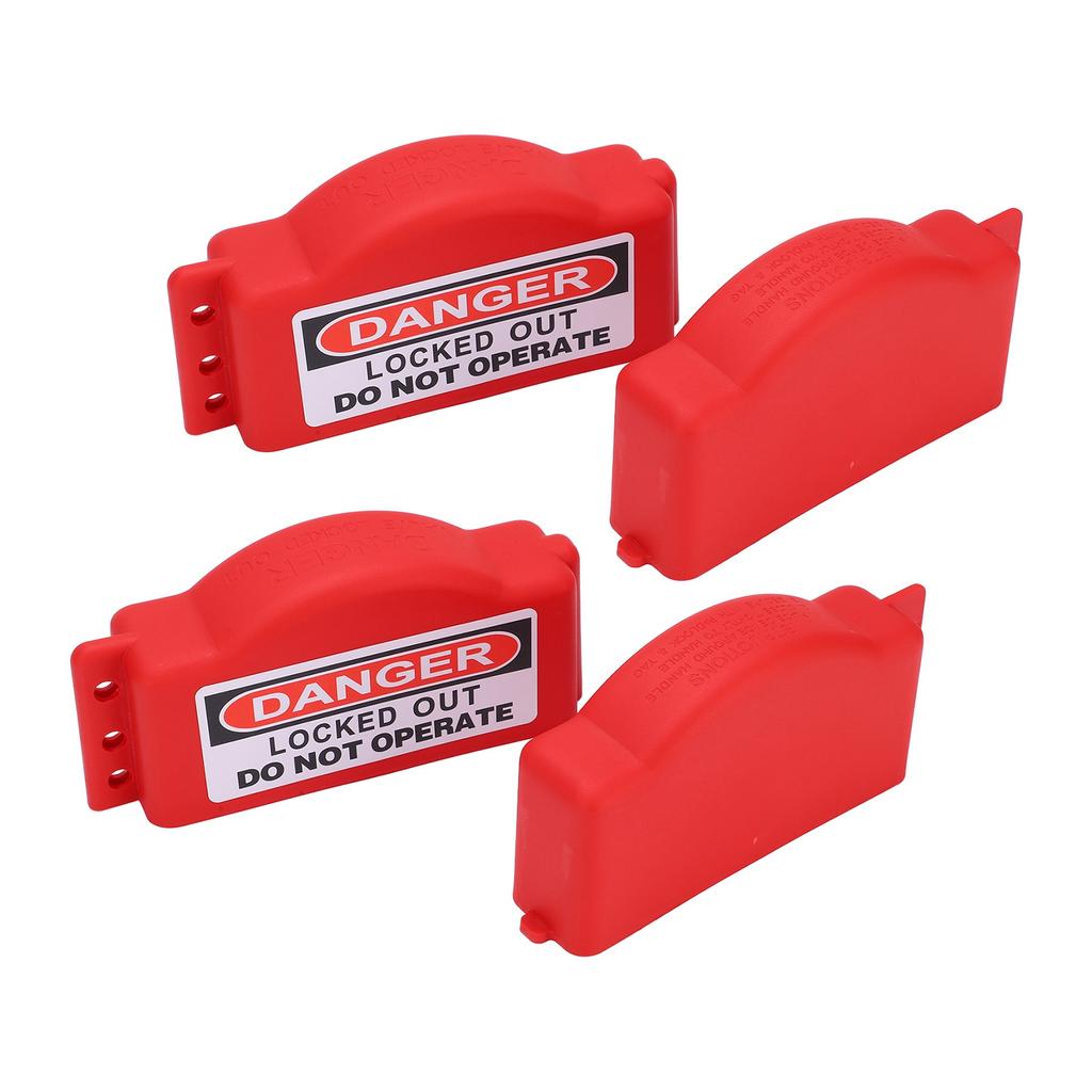 2Pcs Adjustable Gate Valve Lock High Temperature Resistance Anti Corrosion Easily Operate Valve Lockout for Industrial