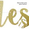 Brides To Be Banner, Lesbian Wedding, Bachelorette Party Decorations Supplies, Mrs & Mrs, Bridal Shower Bunting Garland Sign, No DIY, Gold Glitter