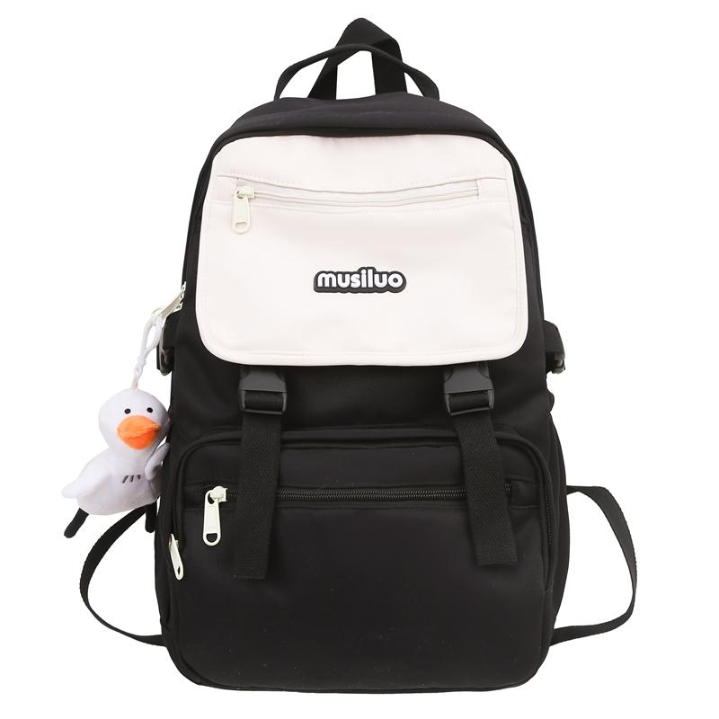 Large Capacity Waterproof Backpack Women's Multifunctional Nylon Backpack Unisex Student Schoolbag