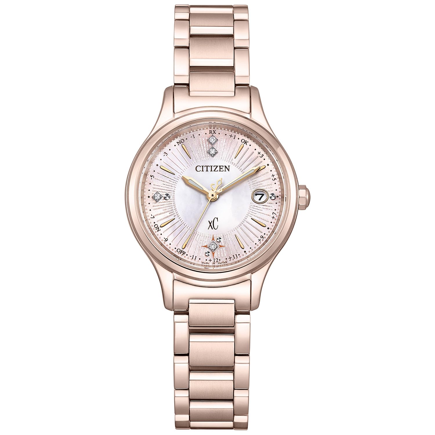 

Радіогодинник Cross Sea Waterproof Sakura Pink Limited Model Asahi Pink [Citizen] Eco-Drive ES9497-61X для жінок