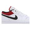 Air Jordan 1 Low Grade School 'White Gym Red' (Unisex) White / Gym Red / Black Kids' Basketball Shoes 553560 118