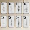 The Sword Creative Pattern Phone Case For iPhone 17,16,15,14,13,12,11 Plus,Pro Max,XS,Soft Silicone Black Cover