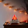 USB Flame Light Halloween Decoration - Simulated Flame for Ghost House, Wedding, or Campfire Atmosphere.