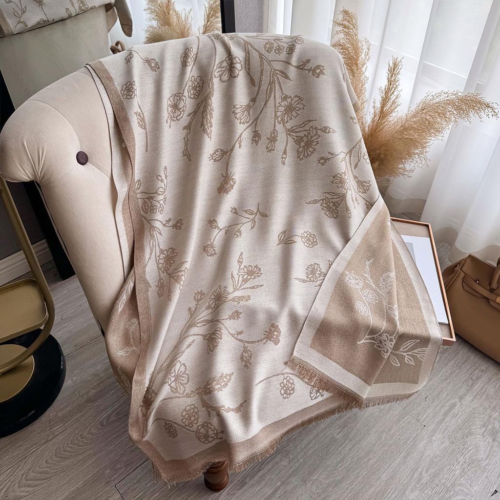 New Fashion Ladies Muslim Hijab Golden Thread Long Scarf Spring And Autumn Warm Scarf Pashmina Shawl Foulard Wrap Headscarf