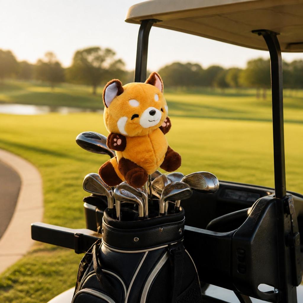 Soft Knitted Driver Cover 3D Creature Golf Head Snug Fit Animal Headcover for