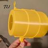 Safe Plastic Air Cannon Handheld Toy, Foldable Single Shot Blast Prank Toy for Kids Vortex Shooter Family Parties, Holiday Birthday Gift Lightweight
