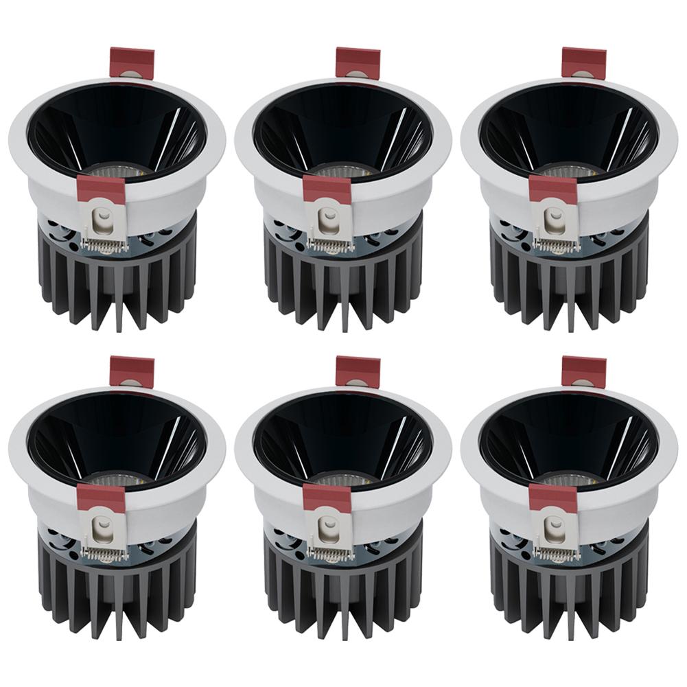 7W/12W LED Recessed Spotlights Dimmable LED Ceiling Downlight Mini Downlight Spotlights for Living Room Bedroom