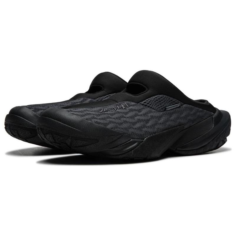 Li Ning Cf Series Hiking Slipper Comfortable Versatile Shock Absorbing Durable Low Top Casual Shoes Unisex Sneaker Black AGLU177-2