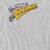 Dubble Bubble Unisex Adult Tongue Splashers Logo Heather T-Shirt