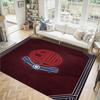 Bolton Wanderers FC Design Crystal Velvet Carpet Cozy Non?Slip Printed Rug For Bedroom Living Room Entrance